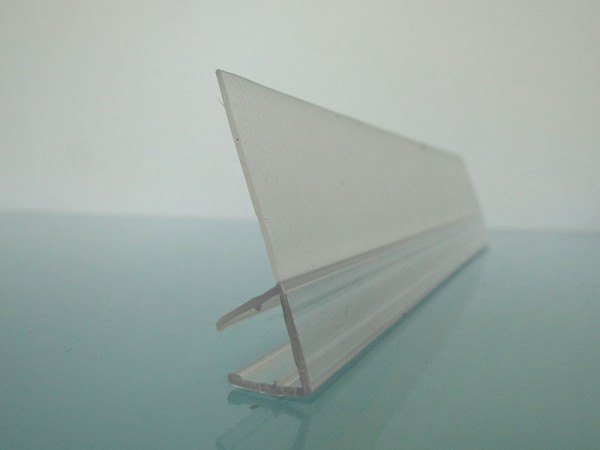 Hart-Weich-Glas-Aufsteckleisten Sidona für 8-10mm Glasstärke