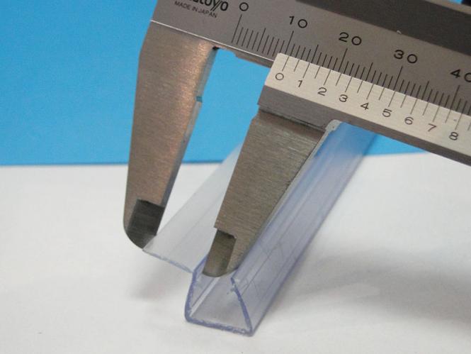 Glaskantenschutz Kaspara transparent 15,5mm Klemmbereich, Glaskantenschutz  Übergröße, Bad & Duschdichtungen