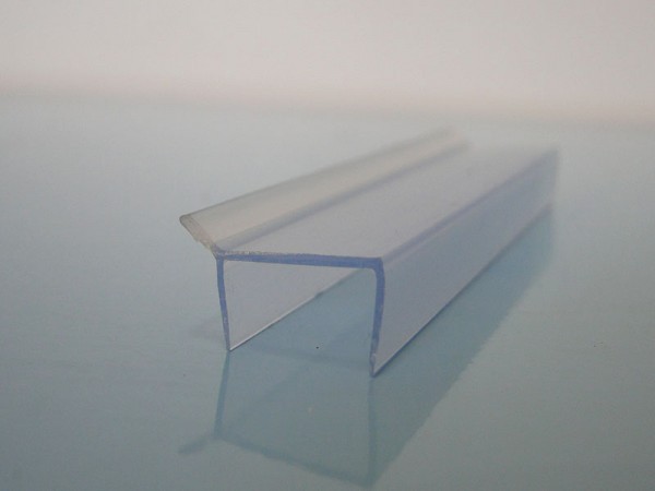 Küchenbodendichtung Tora transparent 19mm Klemmbereich