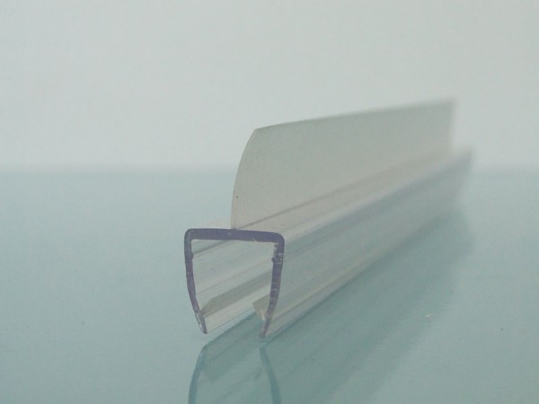 Hart-Weich-Glas-Aufsteckleiste Livius für 8-10 mm Glasstärke