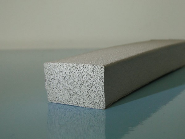 Moosgummi grau 8x10mm Rechteckprofil EPDM