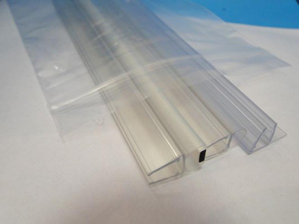 Duschkabinen Aufsteckdichtung Lata für 6mm Glasstärke