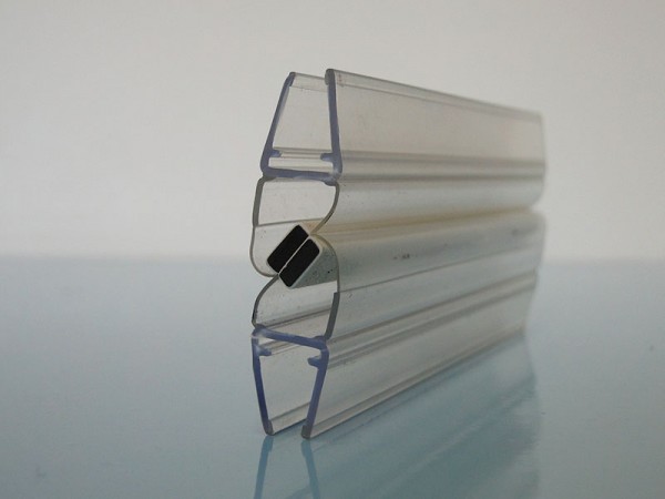 Duschkabinen Magnetdichtung Set Olivero für 4,8-5mm Glasstärke, Magnetprofil 180°
